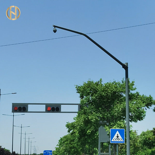Posta della lampada della videocamera di sicurezza di traffico stradale con il tipo poligonale di spessore della pittura 5mm
