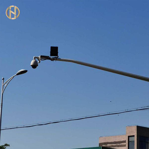 Protezione contro la corrosione galvanizzata di Palo della videocamera di sicurezza all'aperto d'acciaio anti