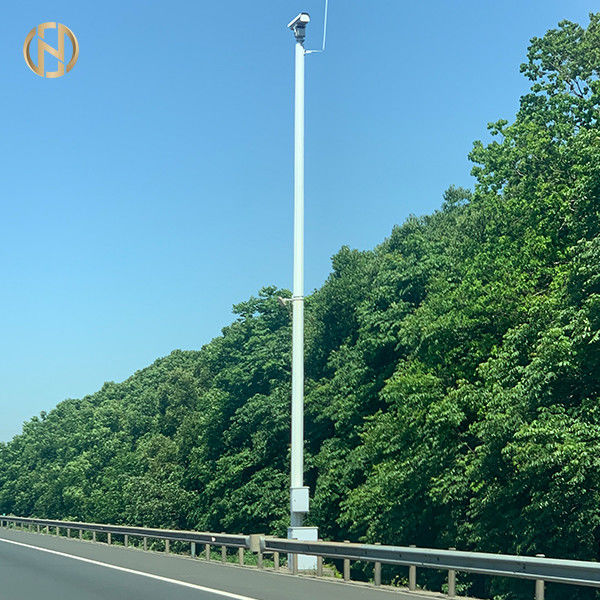 Videosorveglianza ottagonale Palo di Palo della macchina fotografica del CCTV di alta qualità