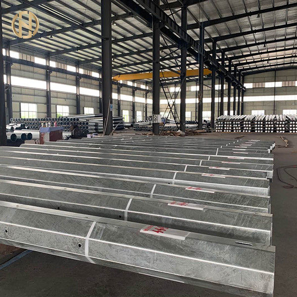Segnale stradale galvanizzato della immersione calda Palo 6-15M con la certificazione di iso 9001