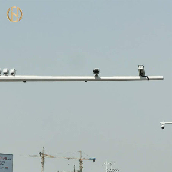 Forma ottagonale d'acciaio della posta 6M*9M della macchina fotografica del CCTV di Q235B per traffico nella L forma