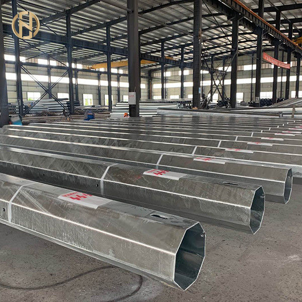 10 - la immersione calda di 30M ha galvanizzato Palo ASTM 123 ASTM 153 30FT 10KV - 550KV