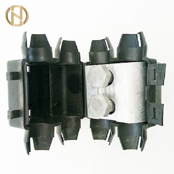 Morsetto di alluminio isolato di interramento del ramo/morsetto a terra J10BD-50-240 agli accessori del palo J10DL-50-300