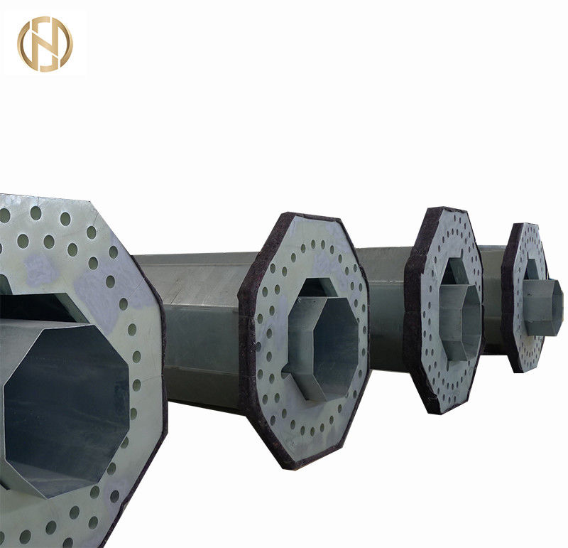 Pali Telecomunicazione da 100FT 120FT Resistenti al Vento con Acciaio ASTM A572 GR65 per Diverse Esigenze