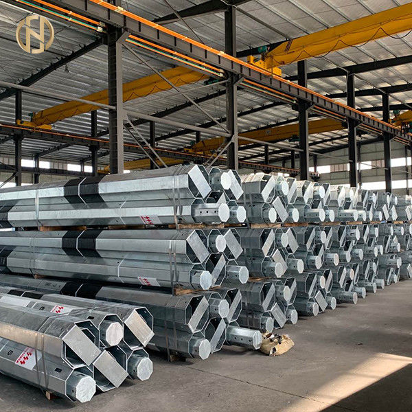 La laminazione a caldo ha galvanizzato la classe 2 1050daN 11.8m 4mm di palo di potere del metallo 33KV