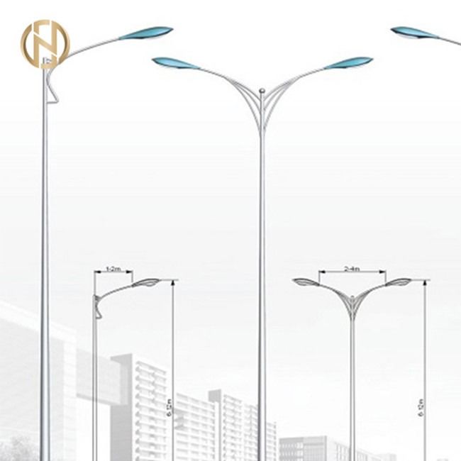 30M Q345B hanno galvanizzato la saldatura ottagonale di Palo AWS D1.1 dell'iluminazione pubblica