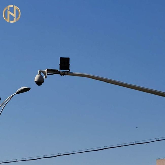 Macchina fotografica del CCTV dello SGS Q345 8M Security che monta l'acciaio senza cuciture di Palo