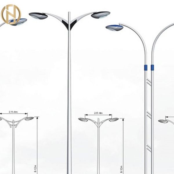 lampada decorativa ottagonale Palo Multipyramidal dell'iluminazione pubblica Q235 di 3mm