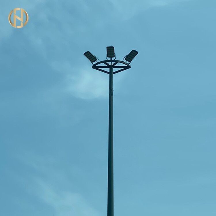 Stadio galvanizzato alto palo per il campo sportivo di illuminazione 25M 28M 36M 40M altezza
