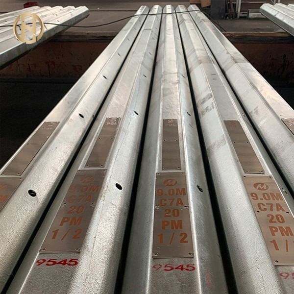lo spessore di 3-10mm ha galvanizzato le tolleranze di dimensione di palo leggero 2%