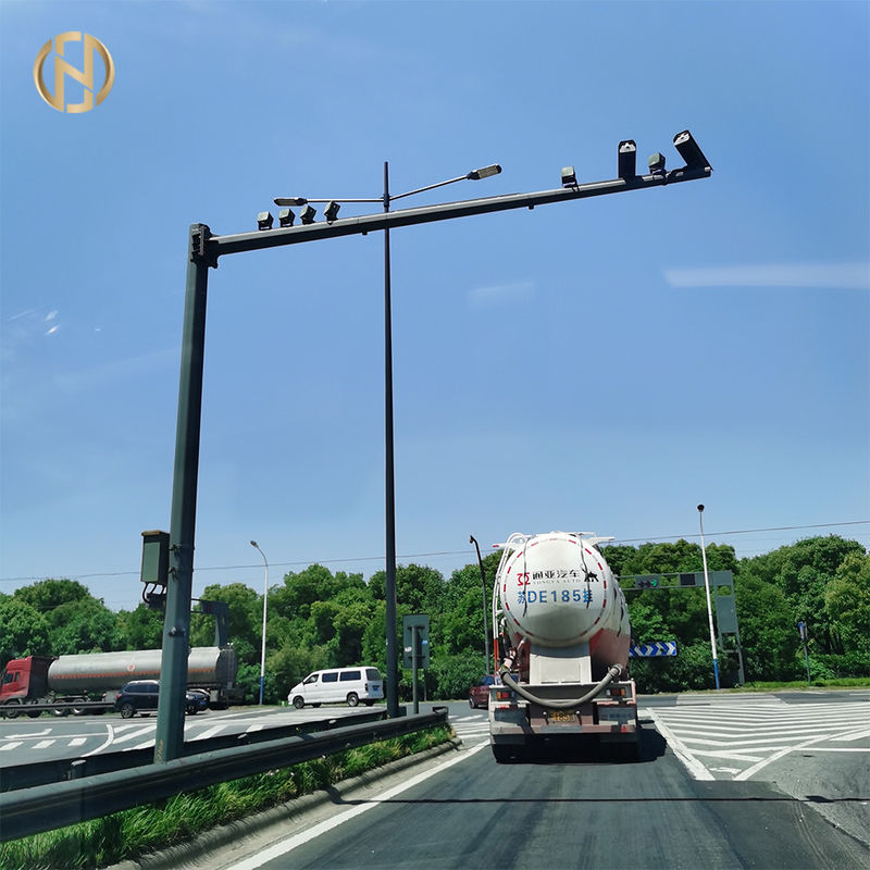macchina fotografica Palo del CCTV di 11M Polygonal Telescopic resistente alla corrosione