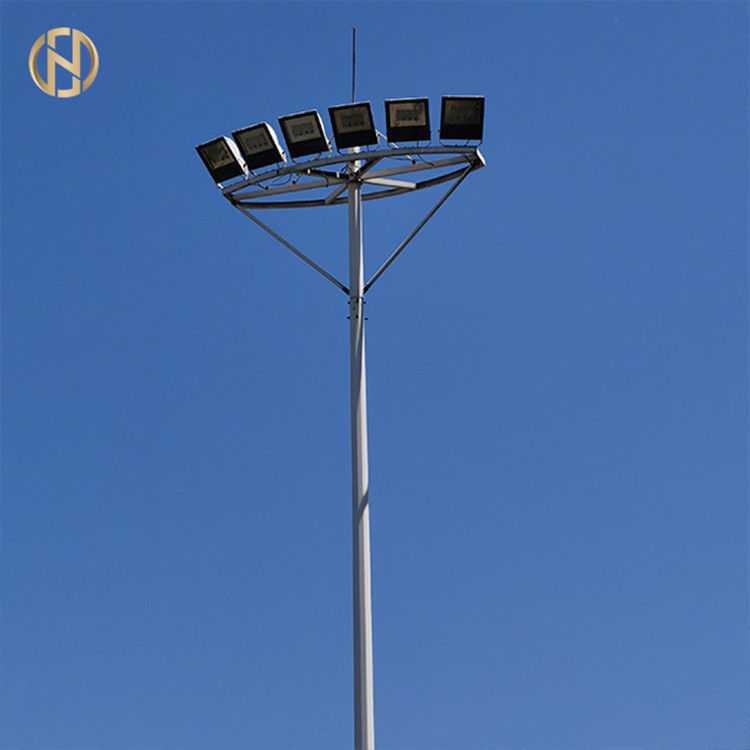 Alto collegamento di sovrapposizione di palo leggero dell'albero dell'iluminazione pubblica poligonale Q460