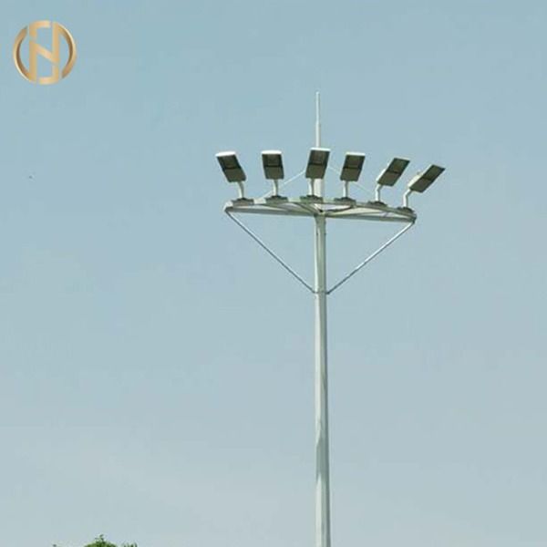 Alto collegamento di sovrapposizione di palo leggero dell'albero dell'iluminazione pubblica poligonale Q460