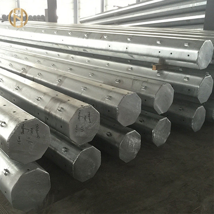 Trasporto di energia galvanizzato di palo di potere del metallo Q460C 8mm Palo