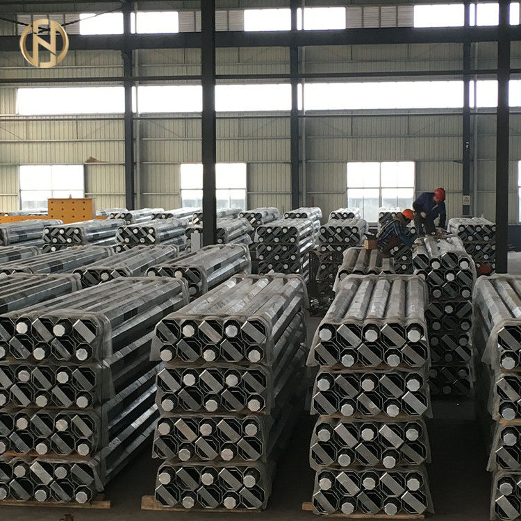 Trasporto di energia galvanizzato di palo di potere del metallo Q460C 8mm Palo