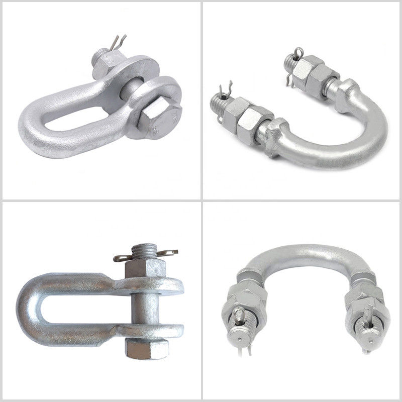 Linea sopraelevata galvanizzata accessori Electric Power dei montaggi di potere