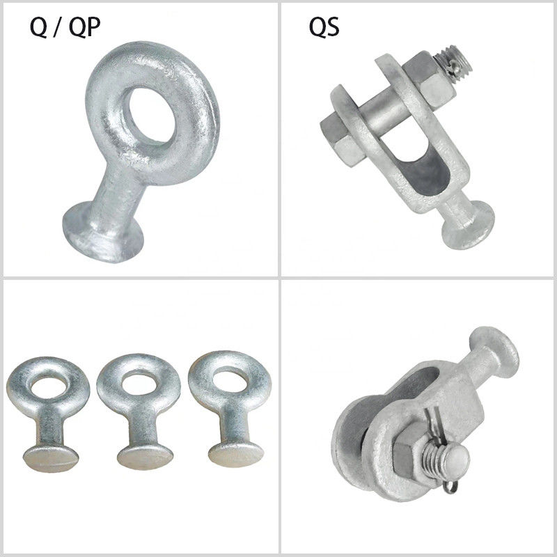 Linea sopraelevata galvanizzata accessori Electric Power dei montaggi di potere