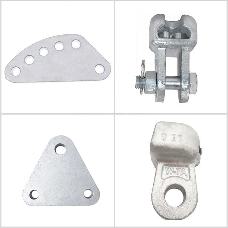 Linea sopraelevata galvanizzata accessori Electric Power dei montaggi di potere