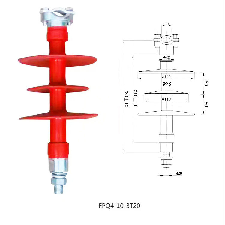 Isolante composito Pin Type High Voltage di serie di FPQ