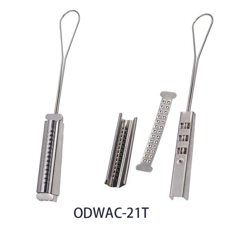 La sospensione del cavo di serie FTTH di ODWAC preme la tensione del cavo di acciaio inossidabile