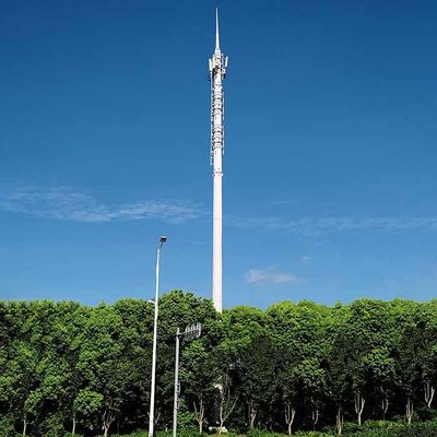 Post di telecomunicazione galvanizzato a caldo con altezza e design del vento personalizzabili